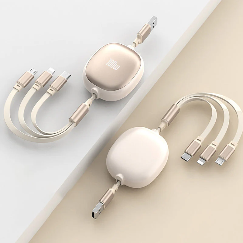 3 in 1 Compact Retractable Fast Charging Cable - Image 14