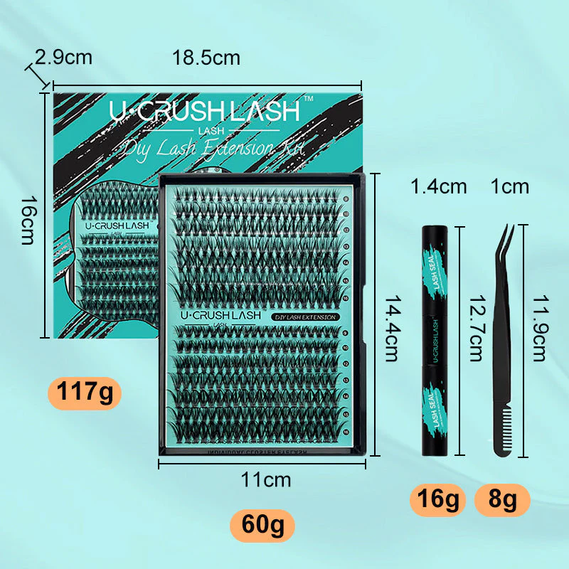 DIY Lash Clusters Kit 144 PCS Midnight - Image 8
