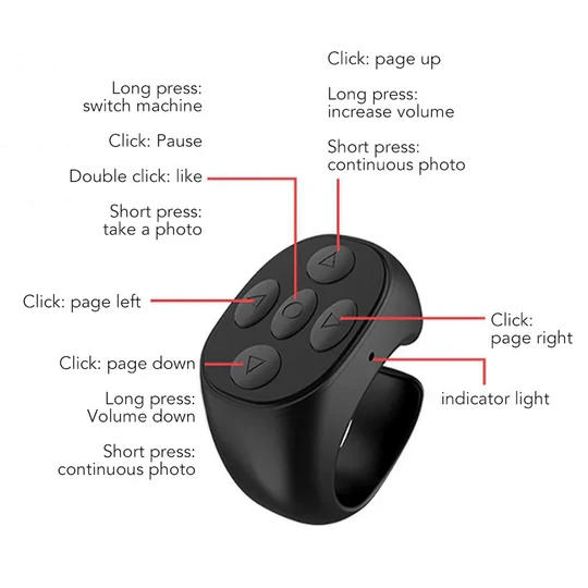 🎅Christmas Promos-50% OFF🔥Fingertip Wireless Bluetooth Remote Control - Image 11