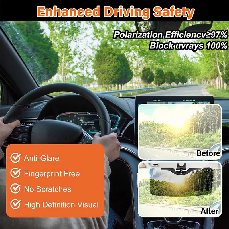 🔥LAST DAY SALE 50% OFF🔥Anti-Glare Driving Visor for Sun Glare & Snow Blindness - Image 5