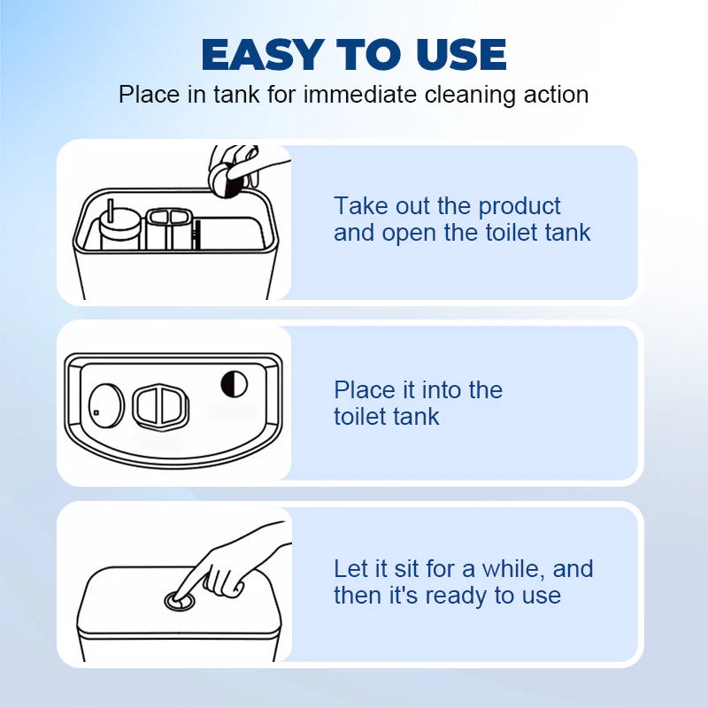 Scented Toilet Bowl Cleaner - Put in Tank - Image 6