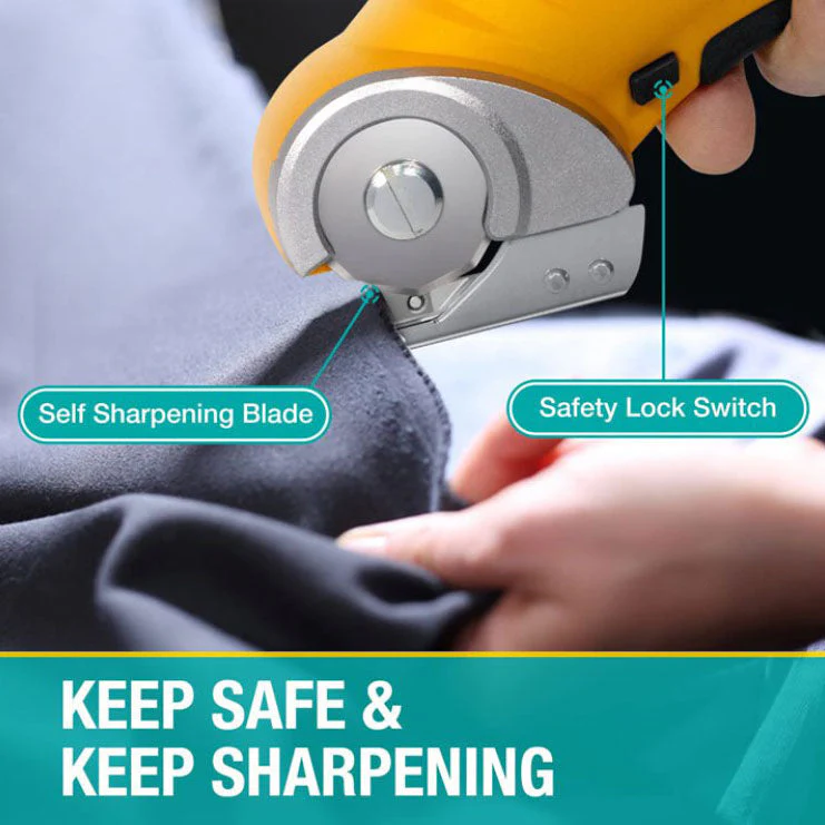 Pousbo® Cordless Electric Scissors with Safety Lock - Image 3