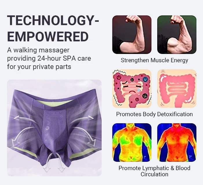 🔥Hot Sales🔥Men's Massage Magnetic Therapy Underwear - Image 3
