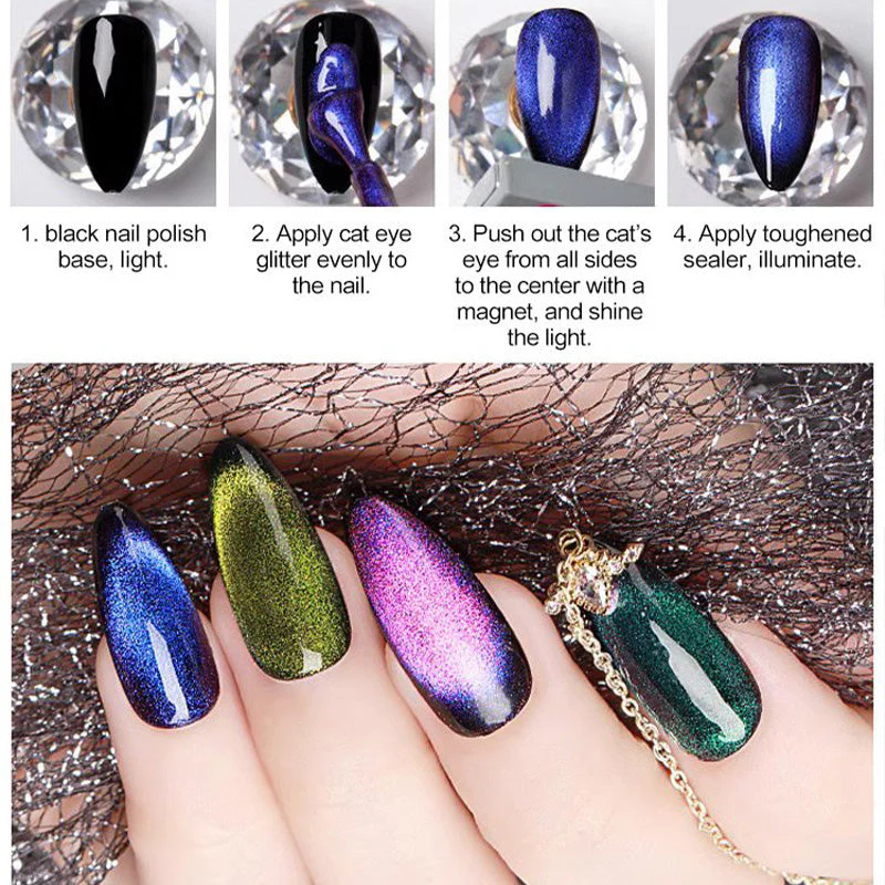 Exquisite Gift - Super Galaxy Cat’s Eye Nail Polish - Image 9
