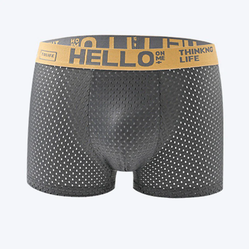 Men's Ice Silk Breathable Boxer Briefs - Image 10