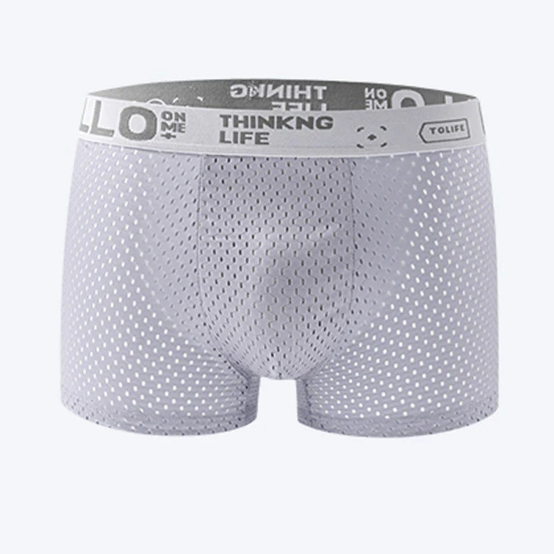 Men's Ice Silk Breathable Boxer Briefs - Image 13