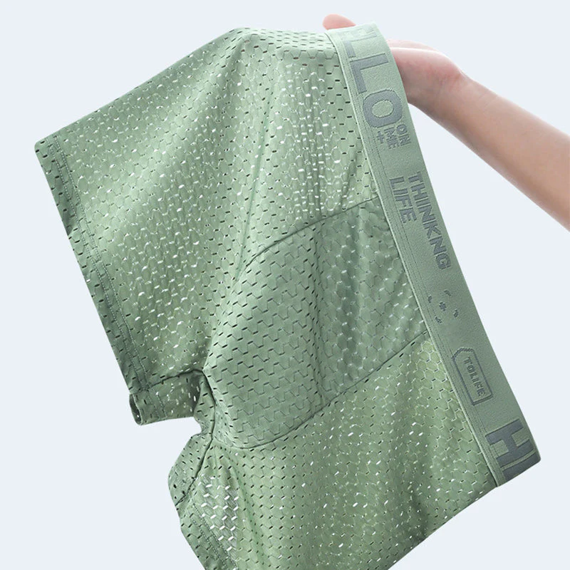Men's Ice Silk Breathable Boxer Briefs - Image 3