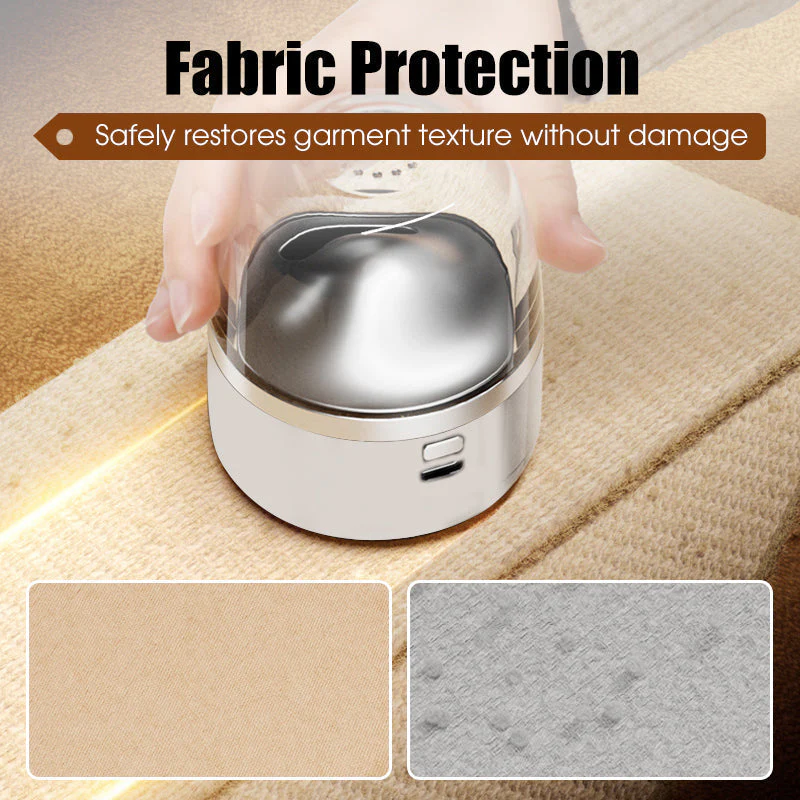 🧶 50% OFF NOW! ✨ Portable Rechargeable Fabric Shaver - 3-Speed Settings with LED Light for Sweaters & Upholstery Care 🔋✨ - Image 3