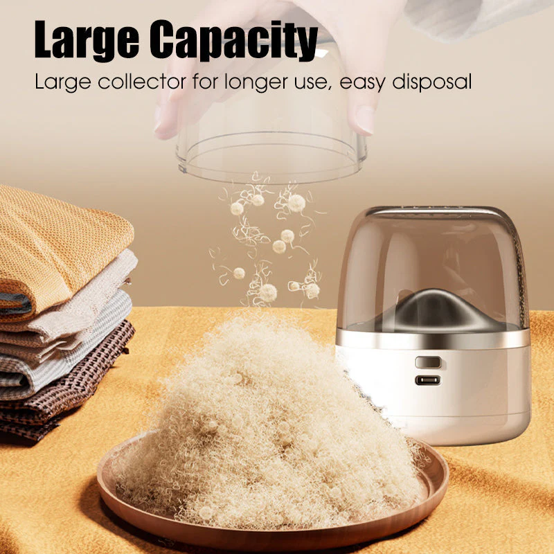 🧶 50% OFF NOW! ✨ Portable Rechargeable Fabric Shaver - 3-Speed Settings with LED Light for Sweaters & Upholstery Care 🔋✨ - Image 5