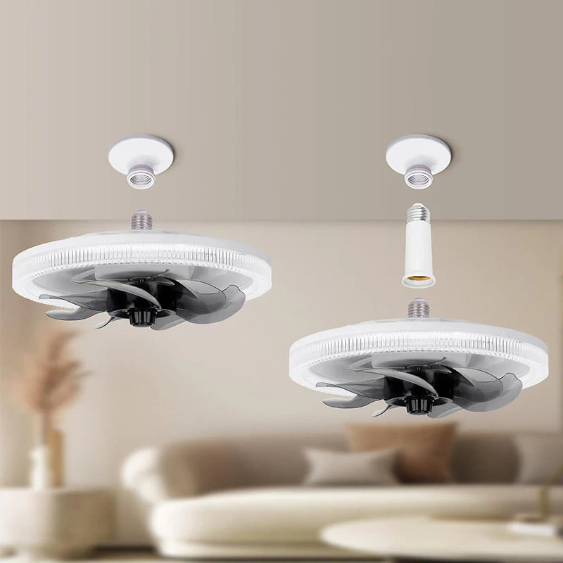 2-in-1 Mute Adjustable Fan Light with Remote Control - Image 3