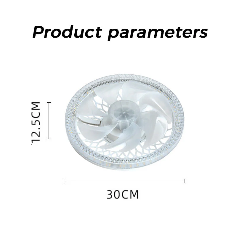 2-in-1 Mute Adjustable Fan Light with Remote Control - Image 8