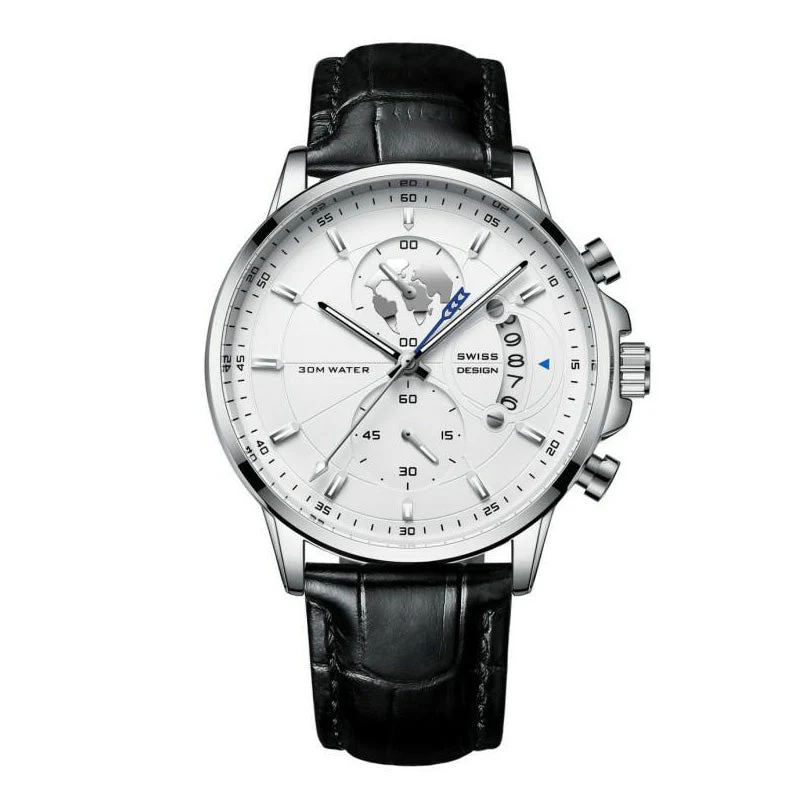 💥Christmas Eve Sale: 50% OFF🌍Men's watch with globe motif in maritime style - Image 10