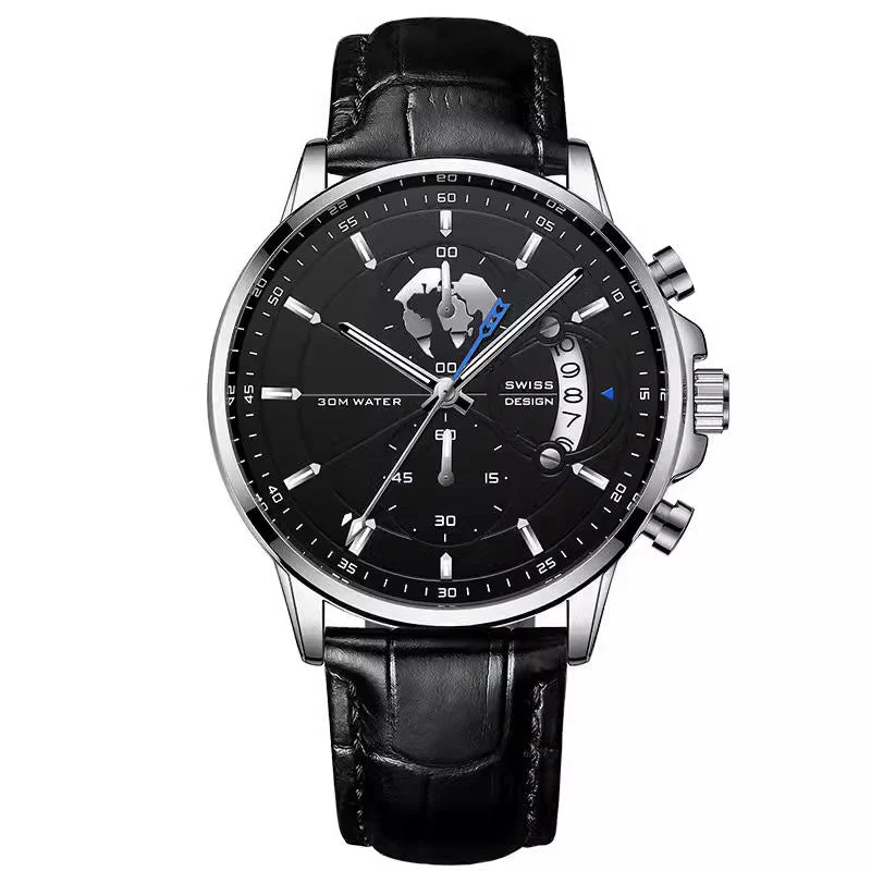 💥Christmas Eve Sale: 50% OFF🌍Men's watch with globe motif in maritime style - Image 15