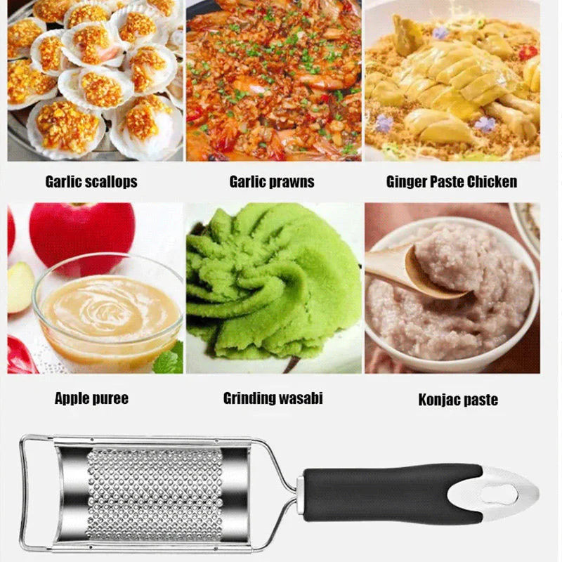 Multifunctional Stainless Steel Ginger ＆ Garlic Grater - Image 8