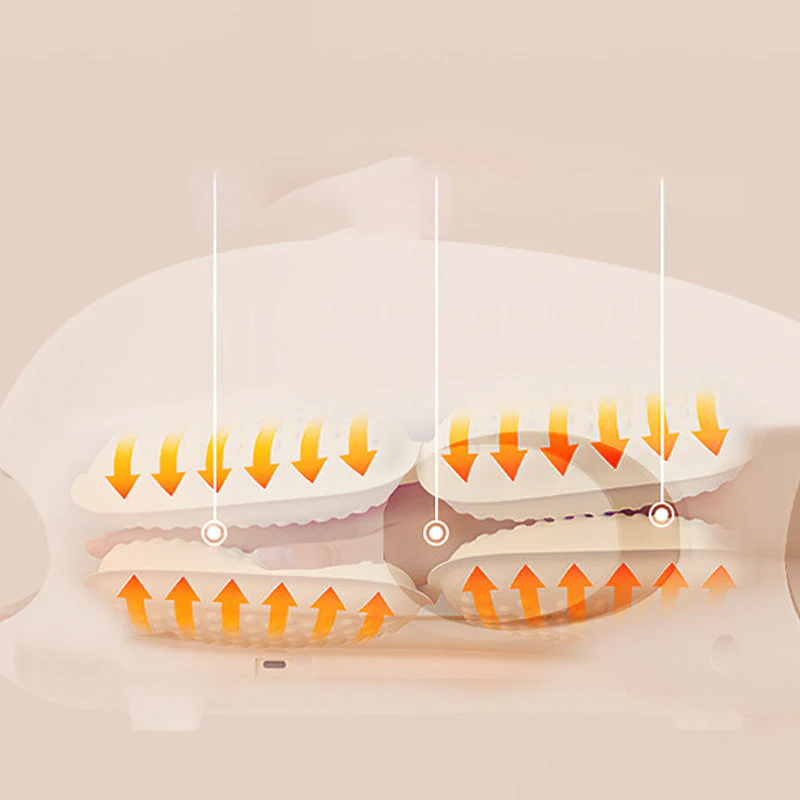 3-Speed Cordless Hand Massager with Heat & Compression - Image 5
