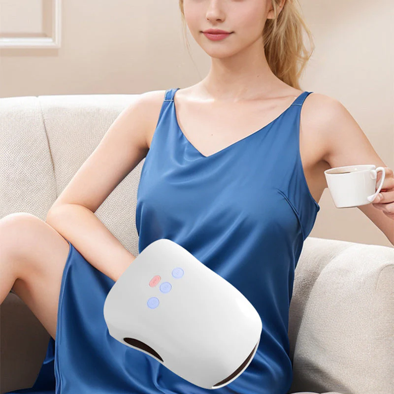 3-Speed Cordless Hand Massager with Heat & Compression - Image 8