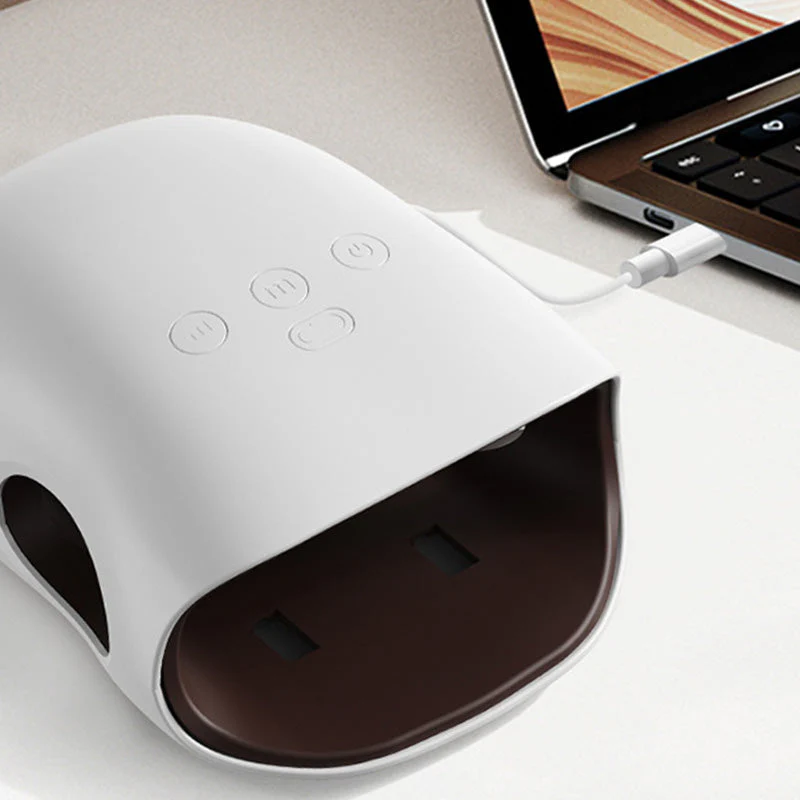 3-Speed Cordless Hand Massager with Heat & Compression - Image 9