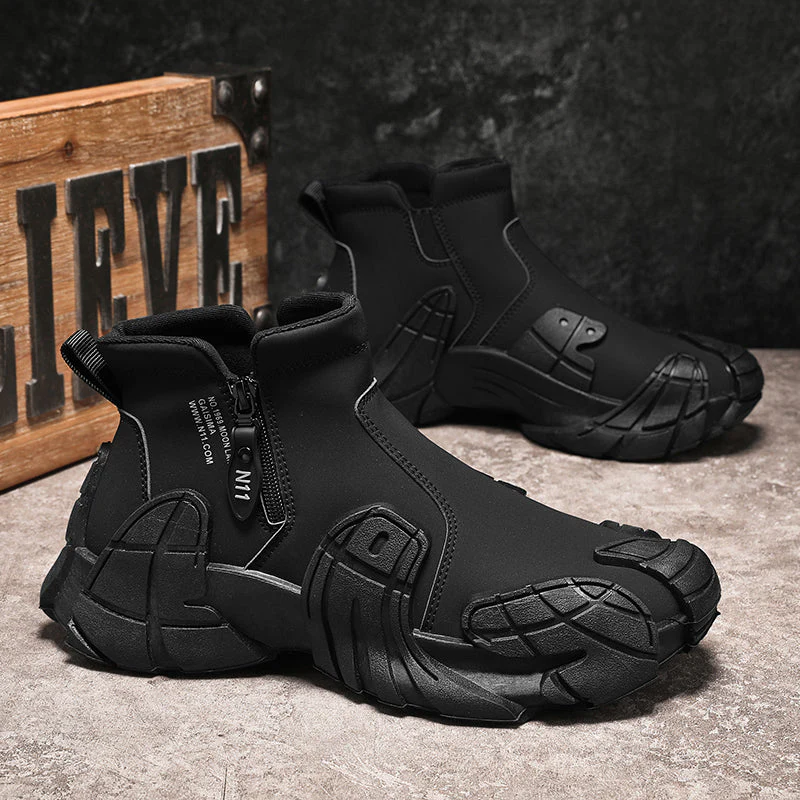 Men's High-Top Slip Resistant Practical Fashion Shoes - Image 10