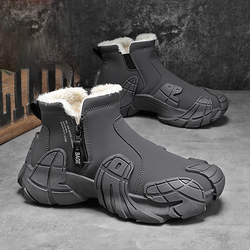 Men's High-Top Slip Resistant Practical Fashion Shoes - Image 13