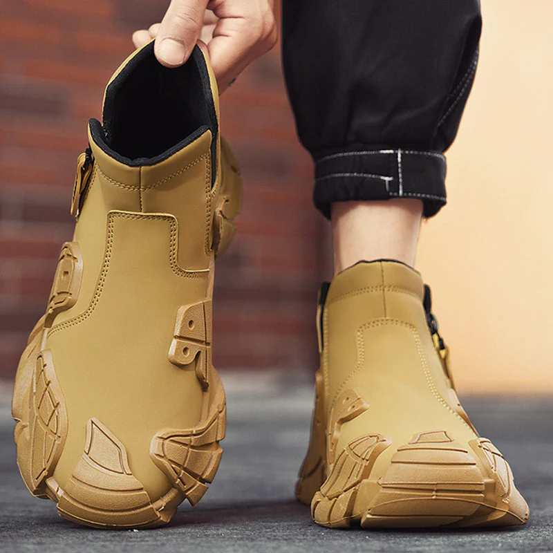 Men's High-Top Slip Resistant Practical Fashion Shoes - Image 2
