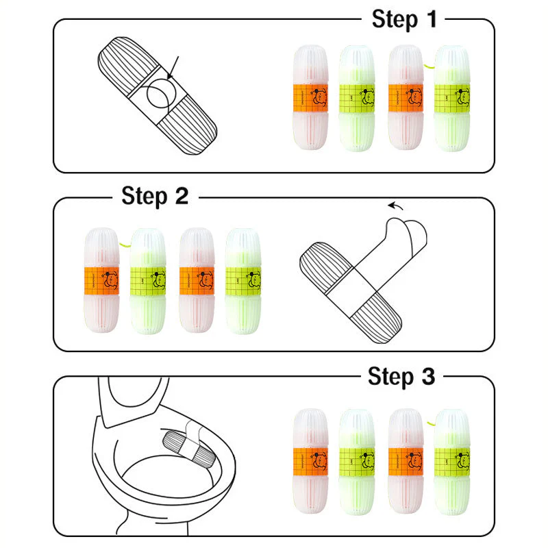 [Practical Gift] Air Freshener & Odor Purifying Hanging Deodorizer for Auto-Flush Toilets - Image 9