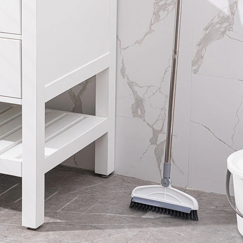 2-in-1 180° Rotating Stiff Bristle Floor Brush with Long Handle - Image 6