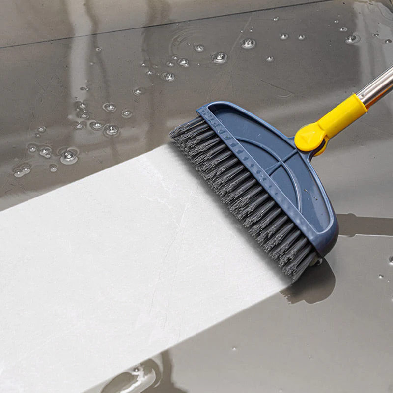 2-in-1 180° Rotating Stiff Bristle Floor Brush with Long Handle - Image 7
