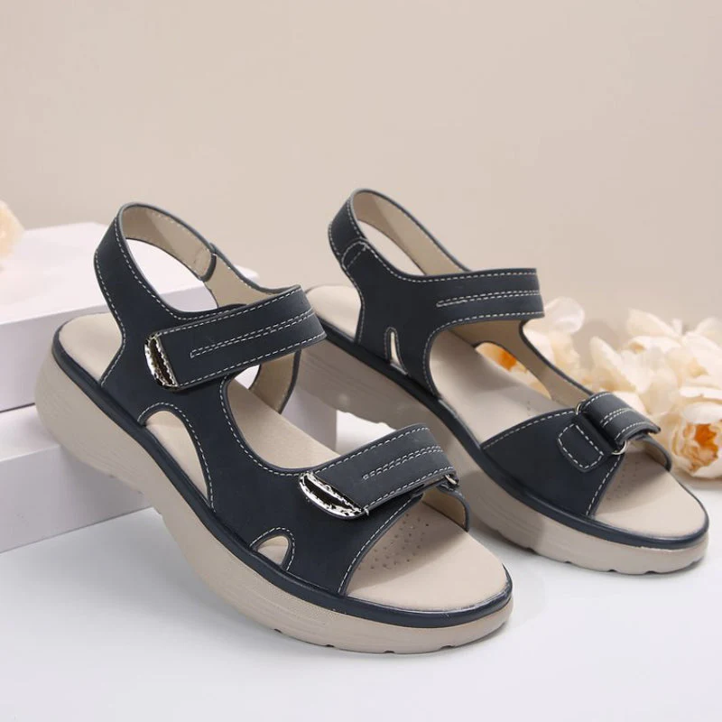 💥Hot Sales-49% OFF🔥Women’s Wedge Sandals with Hook & Loop Straps - Image 6