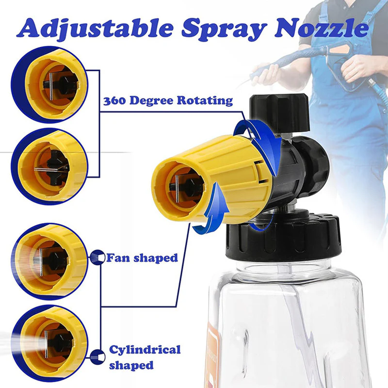 🔥Free Shipping-New Arrival  50% OFF🔥Dual-Head Foam Sprayer for Car Washing - Image 5