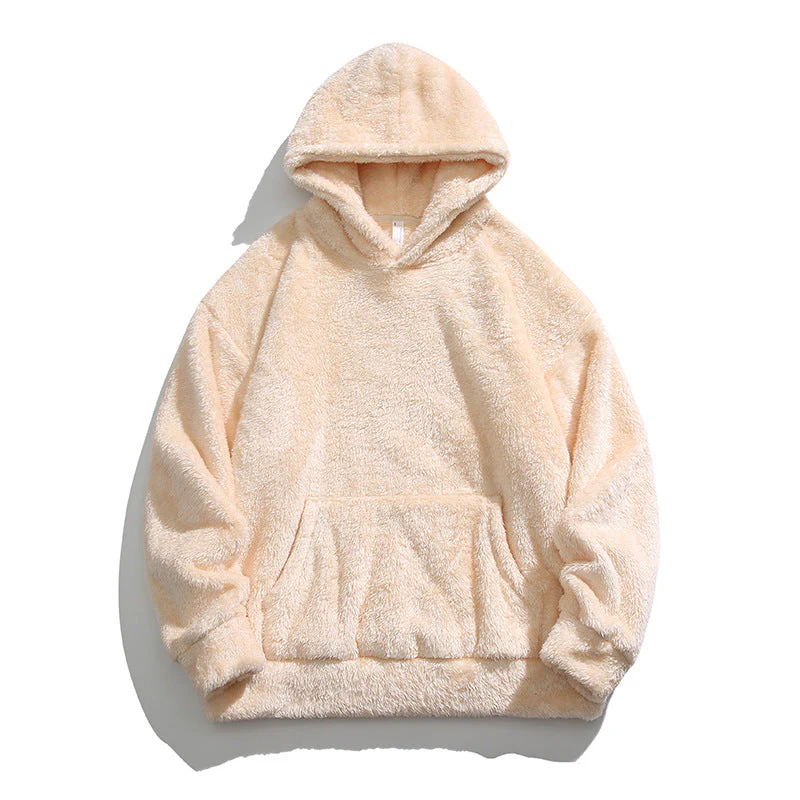 🍂 Seasonal Specials ❄️Men's Thickened Loose Fuzzy Hooded Sweatshirt - Image 14