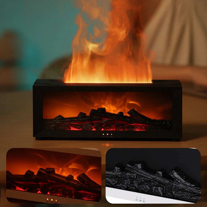 Fireplace Flame Diffuser Humidifier with Remote - Image 2