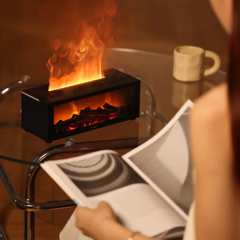 Fireplace Flame Diffuser Humidifier with Remote - Image 3