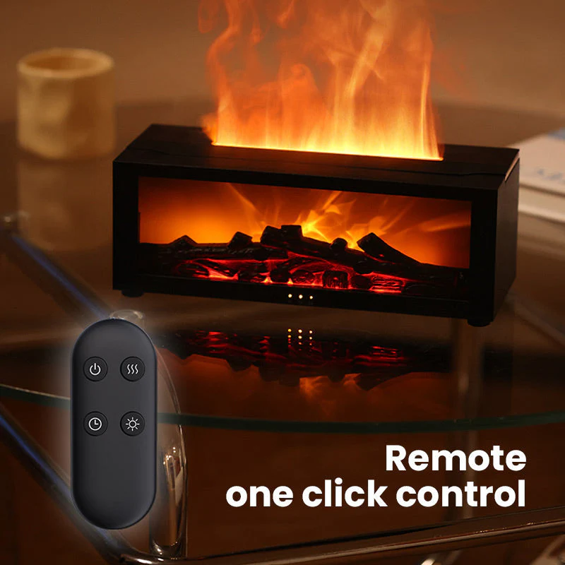 Fireplace Flame Diffuser Humidifier with Remote - Image 6
