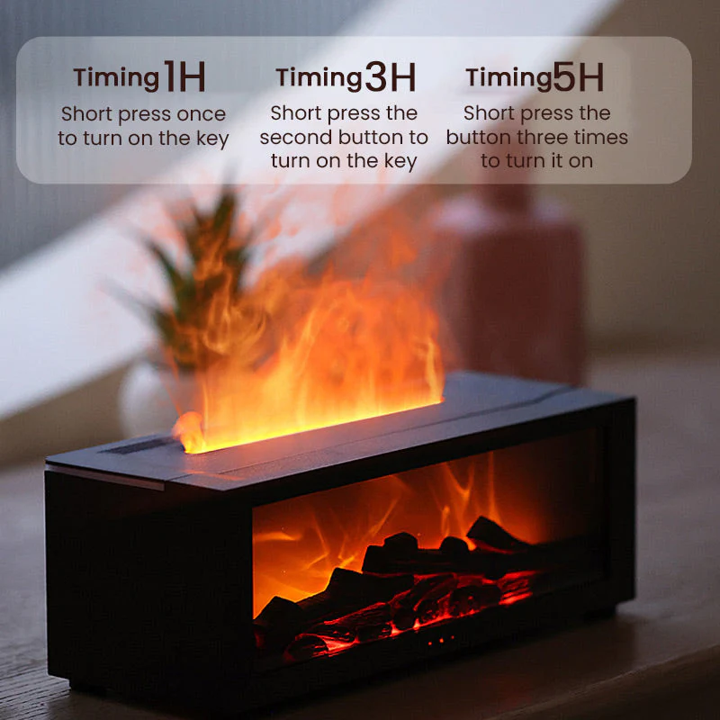 Fireplace Flame Diffuser Humidifier with Remote - Image 8