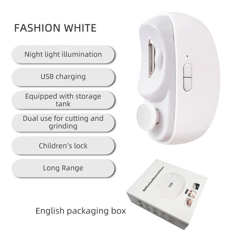 ✨Perfect for All Ages✨3-in-1 Automatic Electric Nail Clipper with Polishing - Image 2