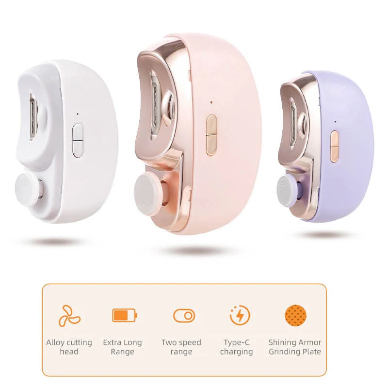✨Perfect for All Ages✨3-in-1 Automatic Electric Nail Clipper with Polishing - Image 5