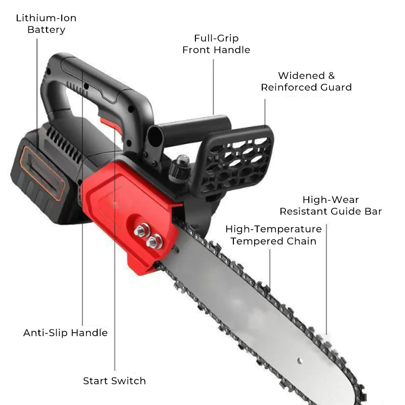 ⏰🔥LIMITED TIME 50% OFF! ⚡Handheld Cordless High-Power Lithium-Ion Chainsaw Set - Image 10