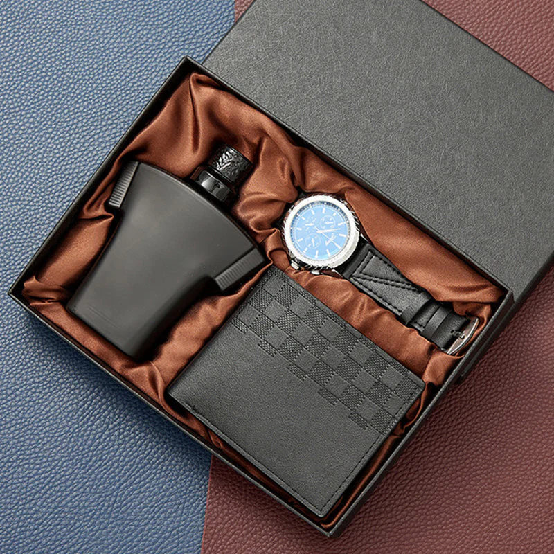 Gift Sets for Men Leather Case & Watch & Perfume - Image 5