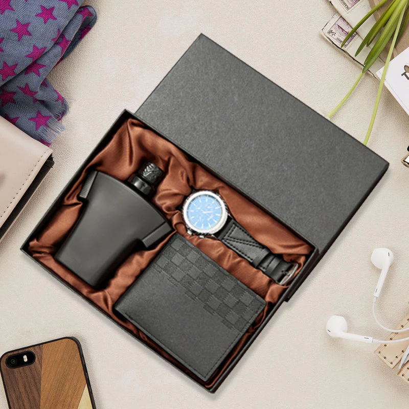Gift Sets for Men Leather Case & Watch & Perfume - Image 6