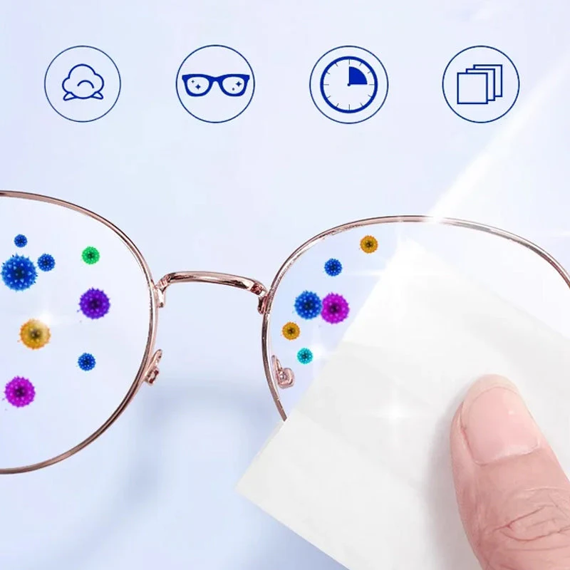 Eyeglass Lens Anti-Fogging Cleaning Wipes - Image 4