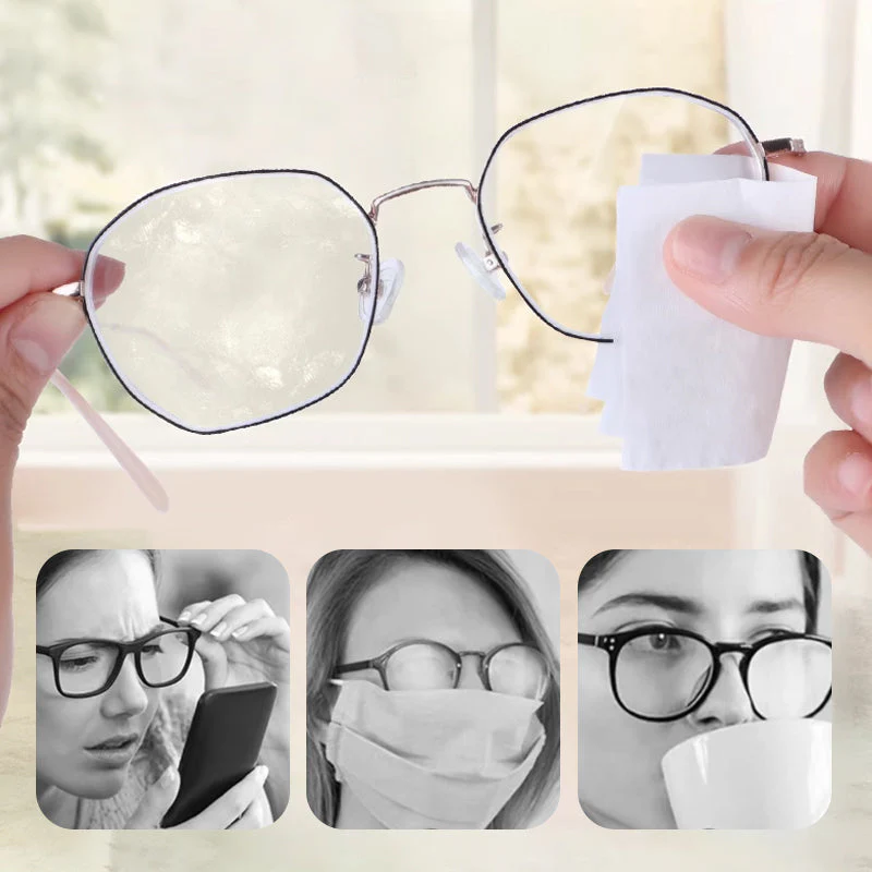 Eyeglass Lens Anti-Fogging Cleaning Wipes - Image 6