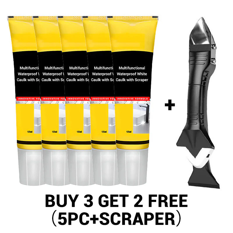 🔥HOT SALE 50% OFF🎁Multifunctional Waterproof White Caulk with Scraper - Image 11