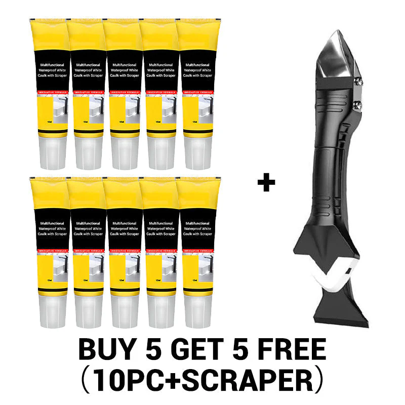 🔥HOT SALE 50% OFF🎁Multifunctional Waterproof White Caulk with Scraper - Image 12