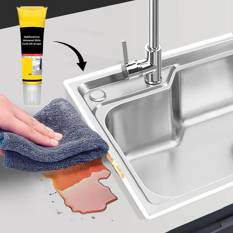 🔥HOT SALE 50% OFF🎁Multifunctional Waterproof White Caulk with Scraper - Image 7