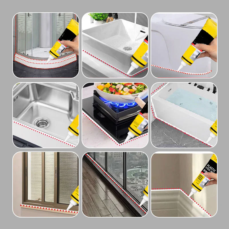 🔥HOT SALE 50% OFF🎁Multifunctional Waterproof White Caulk with Scraper - Image 8