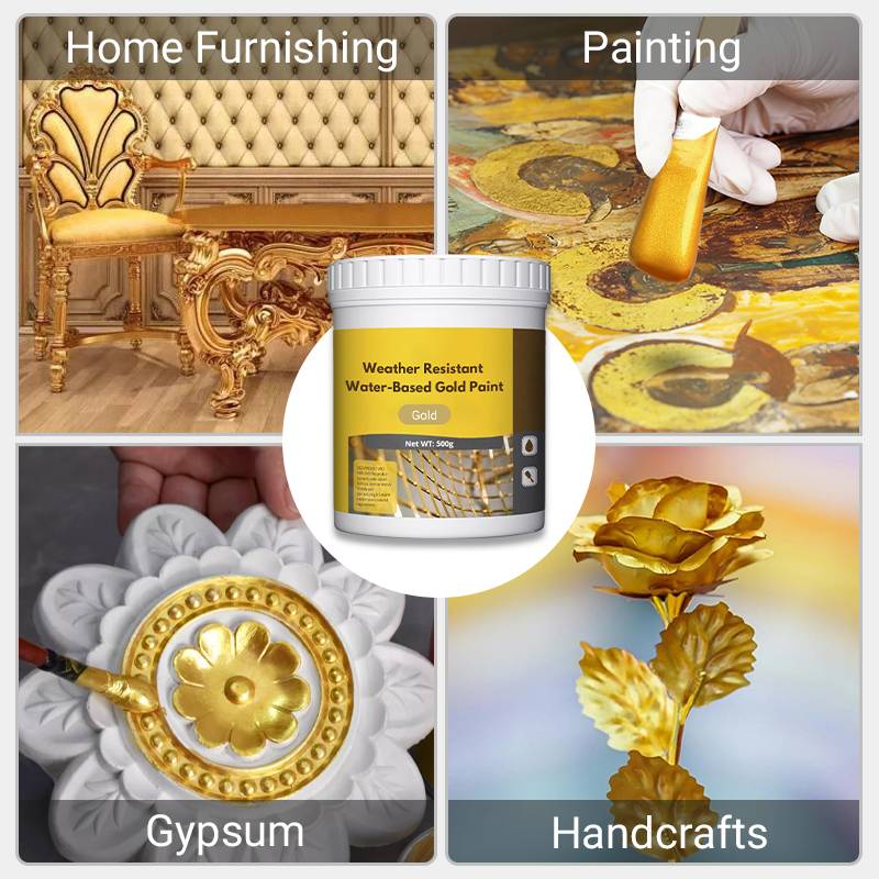 ⏳Time-Limited Special⏰Weather resistant water-based gold paint - Image 5