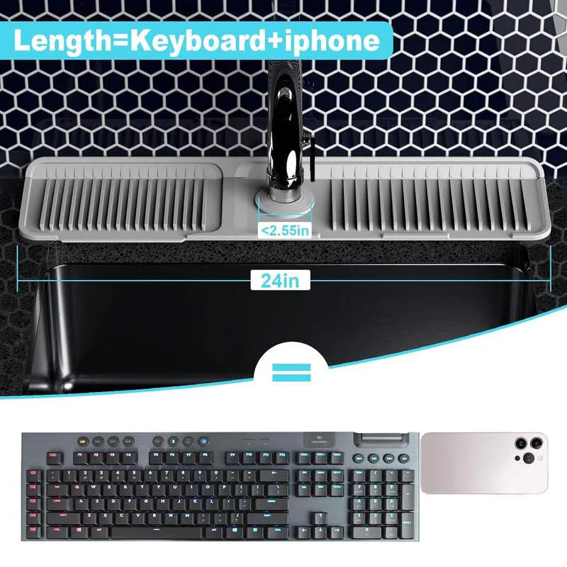 🔥HOT SALE 50% OFF🔥Quick-Dry Faucet Mat for Kitchen Sink - Image 4