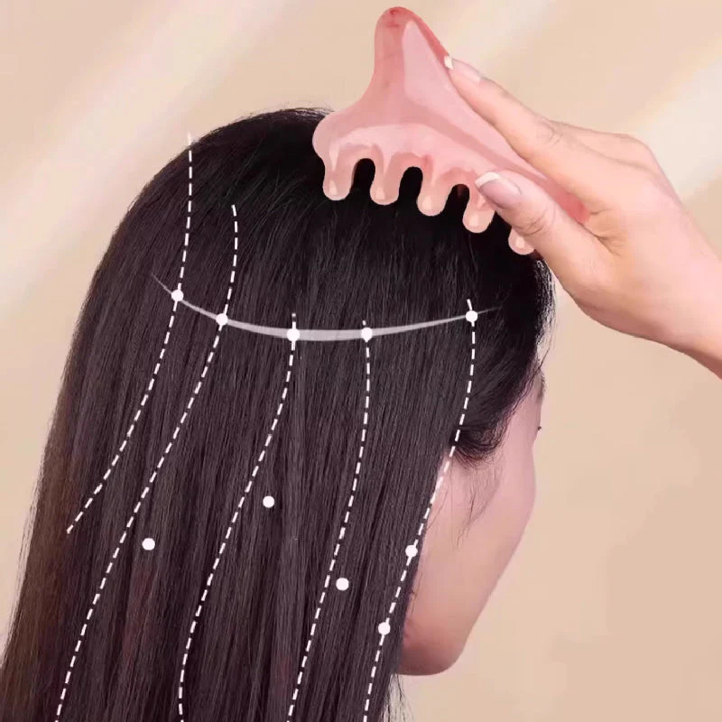 Only Today 50% Off🙋‍♀️Multifunction Scalp Massage Comb Gua Sha Tool - Image 2
