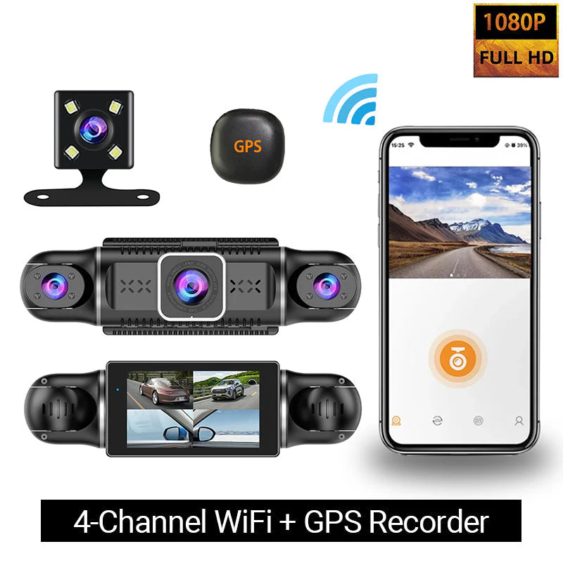 ✨ Driving Security ✨ 4-Channel 1080P Car Recorder - Image 10