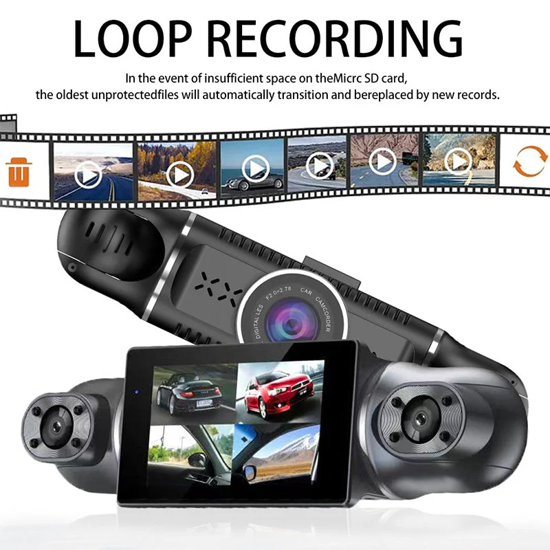 ✨ Driving Security ✨ 4-Channel 1080P Car Recorder - Image 7